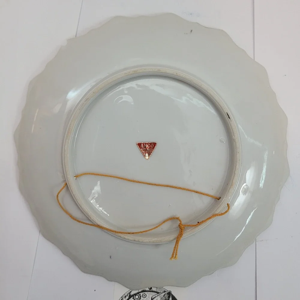 Anco Oregon Coast Souvenir Plate Sea Lion Caves Heceta Head Lighthouse 6.5in